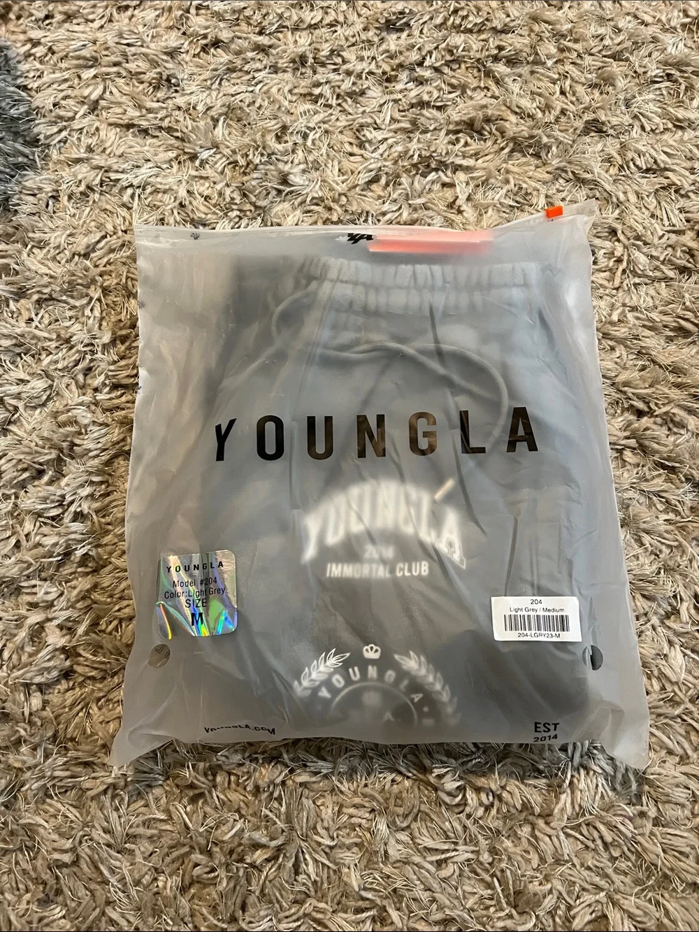 YoungLA 204 Immortal Killer Joggers - Light Grey - Picture 4 of 5
